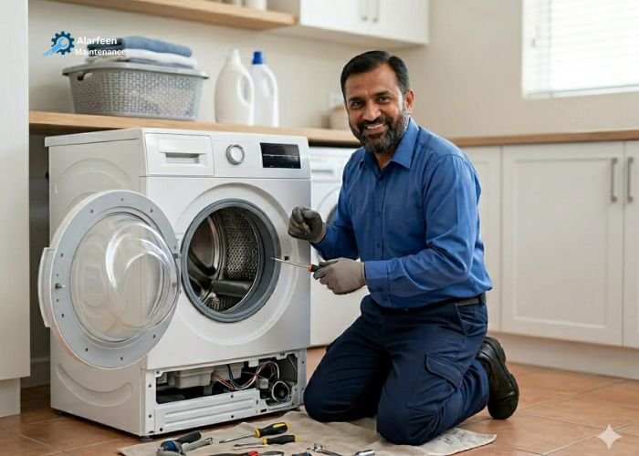 Appliance repair services in Riyadh for AC, washing machine, dryer and refrigerator